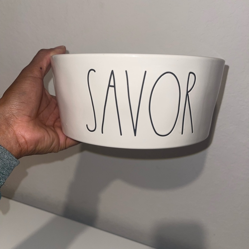 Rae Dunn “Savor” Pet Bowl - Picture 7 of 7